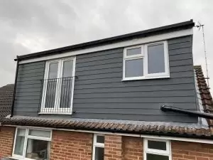 finished loft conversion outside