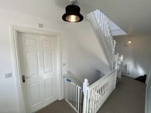 landing and stairs