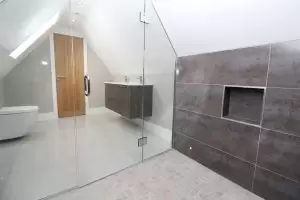 large shower