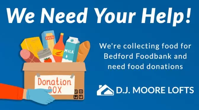 DJ Moore Food Bank Post