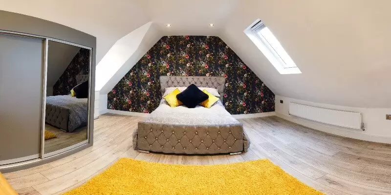 Sloped Roof Bedroom