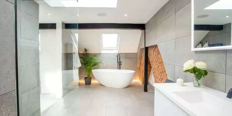 Dormer loft conversion bathroom