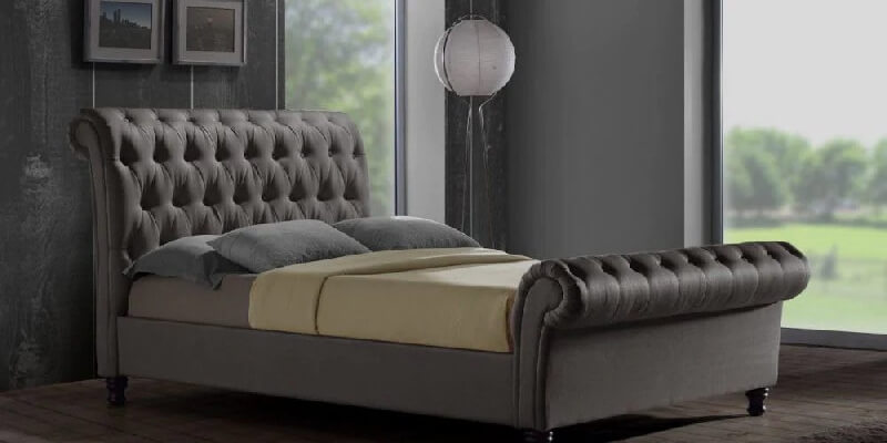 Contemporary Chesterfield Bed
