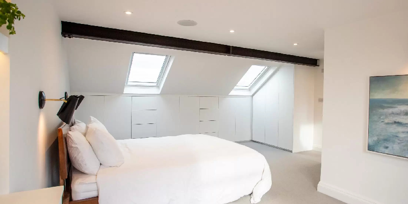 sloped ceiling cupboards