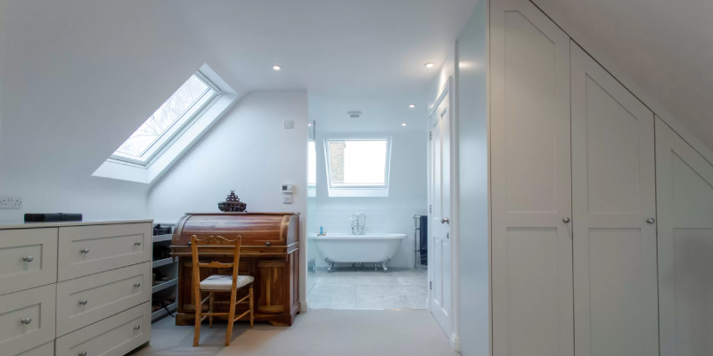 bathroom in conversion