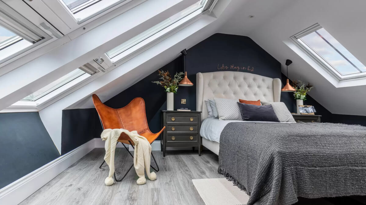 Loft bedroom design
